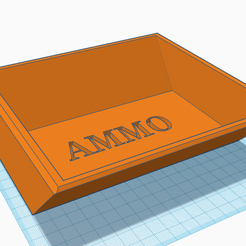 ammo-tray-1.png Free STL file Ammo Tray・3D print design to download