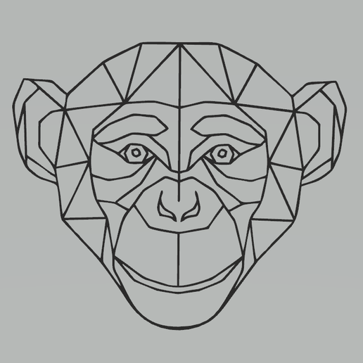 Download STL file Monkey • 3D print object • Cults