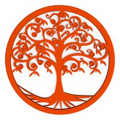 arbre-de-vie-mural.jpg OBJ-Datei Wall tree of life・3D-druckbares Design zum Herunterladen