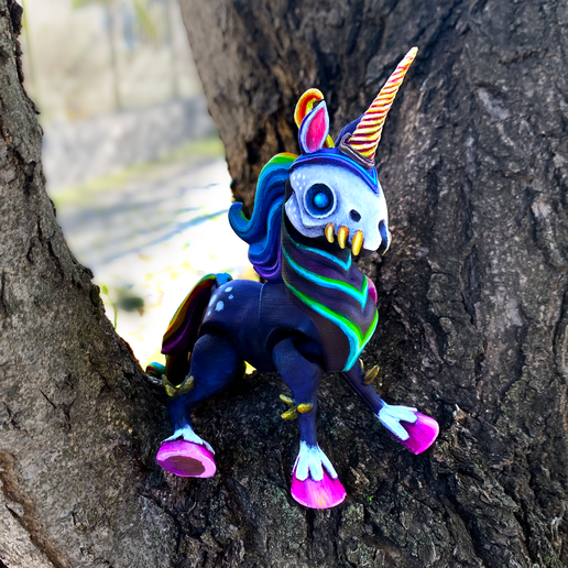ontree.png 🦄Articulado Spooky Unicorn🦄