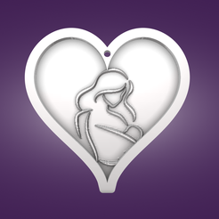 изображение_2022-05-15_140656352.png Key pendant, heart, mother and child