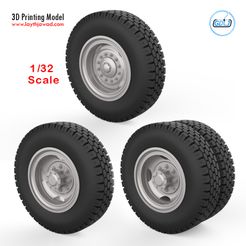 000 (1).jpg STL file Truck wheels 1/32・3D printable model to download, LaythJawad