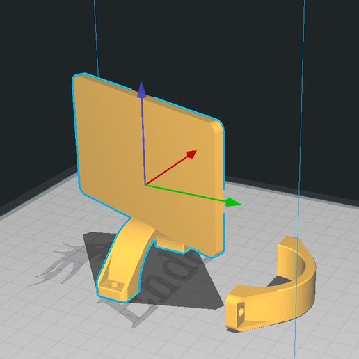 Module support for TC cage diam 40mm 3D model