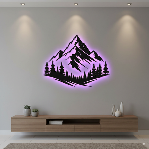 絵画 Mountain Serenity Mountain Serenity wallpaper Tecnografica – Selected