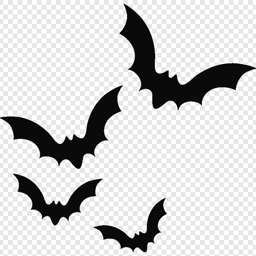 png-clipart-bat-bat-mammal-animals.png Free STL file bats for hallowen・Model to download and 3D print, pat_rom