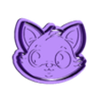 gatito-.stl cutting cat's head
