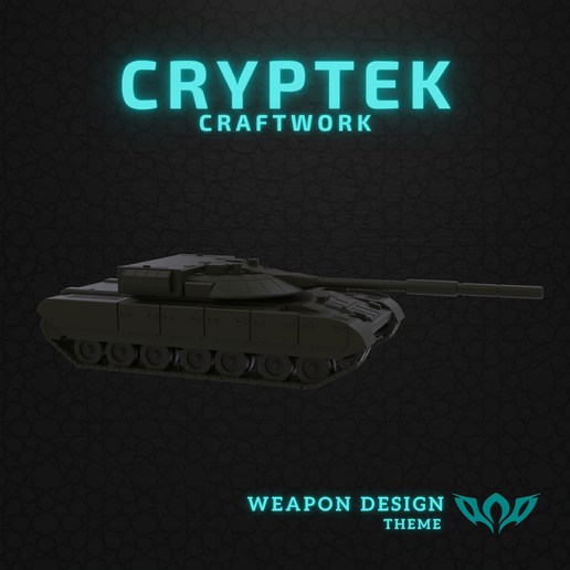 23.  Miniature Black Eagle Main Battle Tank Scale Replica