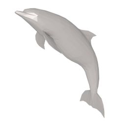 Dolphin-Low-Poly1.jpg STL file Dolphin Low Poly・3D printer design to download
