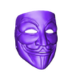 Guy_Fawkes.stl Guy Fawkes Mask 3D printed model
