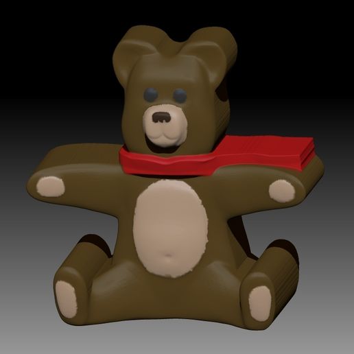 TEDDY BEAR SOLID SHAMPOO AND MOLD FOR SOAP PUMP 3D model