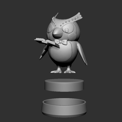 Raw.png OBJ file Blathers Figurine・3D printing design to download, anthonytran3d