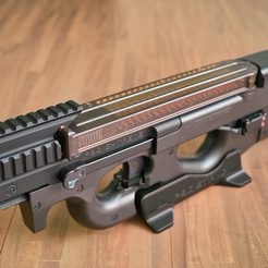 Capture.png STL-Datei Picatiny-Schiene x4 für p90 airsoft・3D-druckbares Design zum Herunterladen