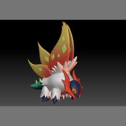 SlitherWingPokemon-Paradox-Acient-Volcarona-Slither-Wing.jpg Файл STL Pokemon Paradox Acient Volcarona Slither Wing・3D модель для печати скачать