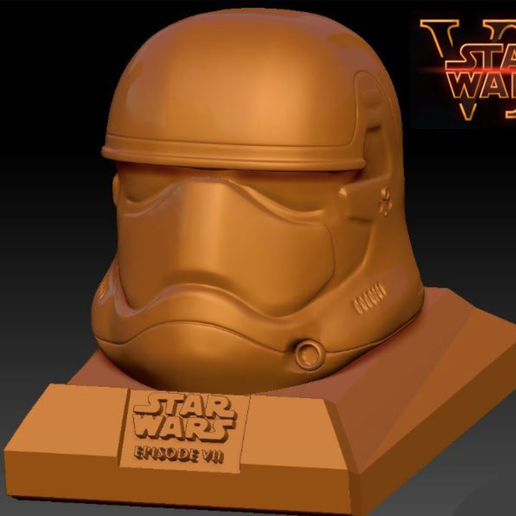 Star Wars Ep7 New Storm Trooper Helmet 3D model