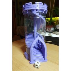 af17160f03ba49a8680fb114a8054cc9_preview_featured.jpg Free STL file Another dice tower・3D printer model to download