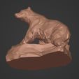 I9.jpg Polygonal Bear Figurine