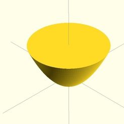 Paraboloid.jpg Free 3D file Paraboloid OpenSCAD Script edited・3D printable model to download