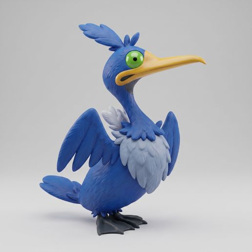 0845 Cramorant 3D Model