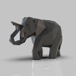 ELEPHANT_01.png Download OBJ file Elephant • 3D printer design, jerem3D