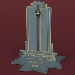 nakatomi-v7.png STL file Die Hard Advent Calendar・3D printer design to download