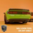 5.jpg Bold Muscle Challenger Car - Printable 3d model - STL files - Personal Use