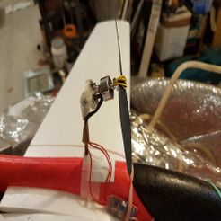 20190825_204747.jpg Free STL file LIDL glider pylon motor mount・3D printing design to download