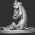 4.jpg Calvin y Hobbes para la impresión 3d stl abrazo modelo