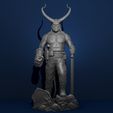 2.jpg Hellboy Marvel Diorama Action Figures DC Comics Model Miniature Assembly File STL For 3D Printer 1:8 for FDM-FFF, 1:14 for DLP-SLA-SLS