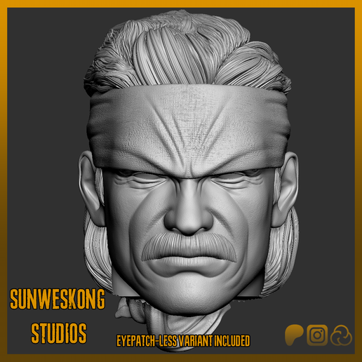 s4.png MGS4 "Old" Solid Snake Headsculpt & Weapons Bundle Deal