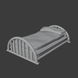 Simple-rounded-bed.png MEGA PACK 65 .STL OF 1920-50 STYLE ASSETS