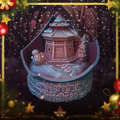 chinshi.jpg 3D file Snow Globe | Chinshi, Mythic Roll Ornament・3D printing idea to download