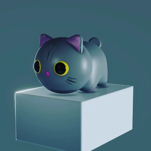 SmolCat 3D model
