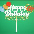 BirthdayCake68th.jpg Happy 23rd Birthday Cake Topper