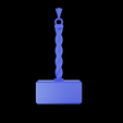 plastic-1.png Sledgehammer hammer pendant 3D print model