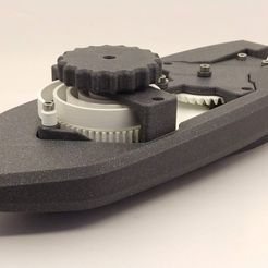 IMG_20190410_172011509.jpg Free STL file wind-up Bathtub Boat V5 - with benchmark test - Badewannen Boot zum Aufziehen - Funktionsfähig・3D printing idea to download