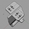 drag_mount_2.png Drag Chain Cable Mount for Hypercube BLV Fusion 2020 linear rail