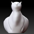 Imagen2.png Cat 2 planter or candle 3d model stl for 3d printing