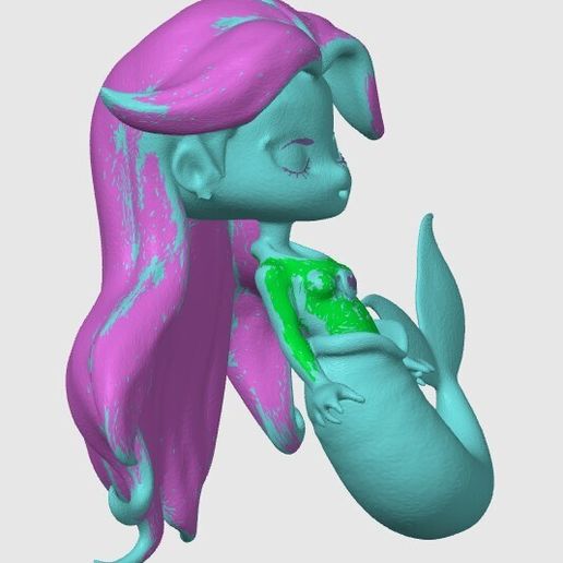 🧜‍♀️ Mermaid Mermaid・Free 3MF File for 3D printing・Cults