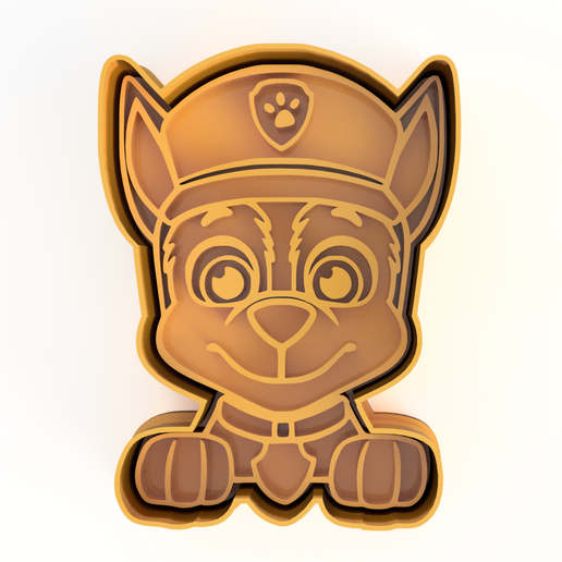 PAW PATROL COOKIE CUTTERS 3D model