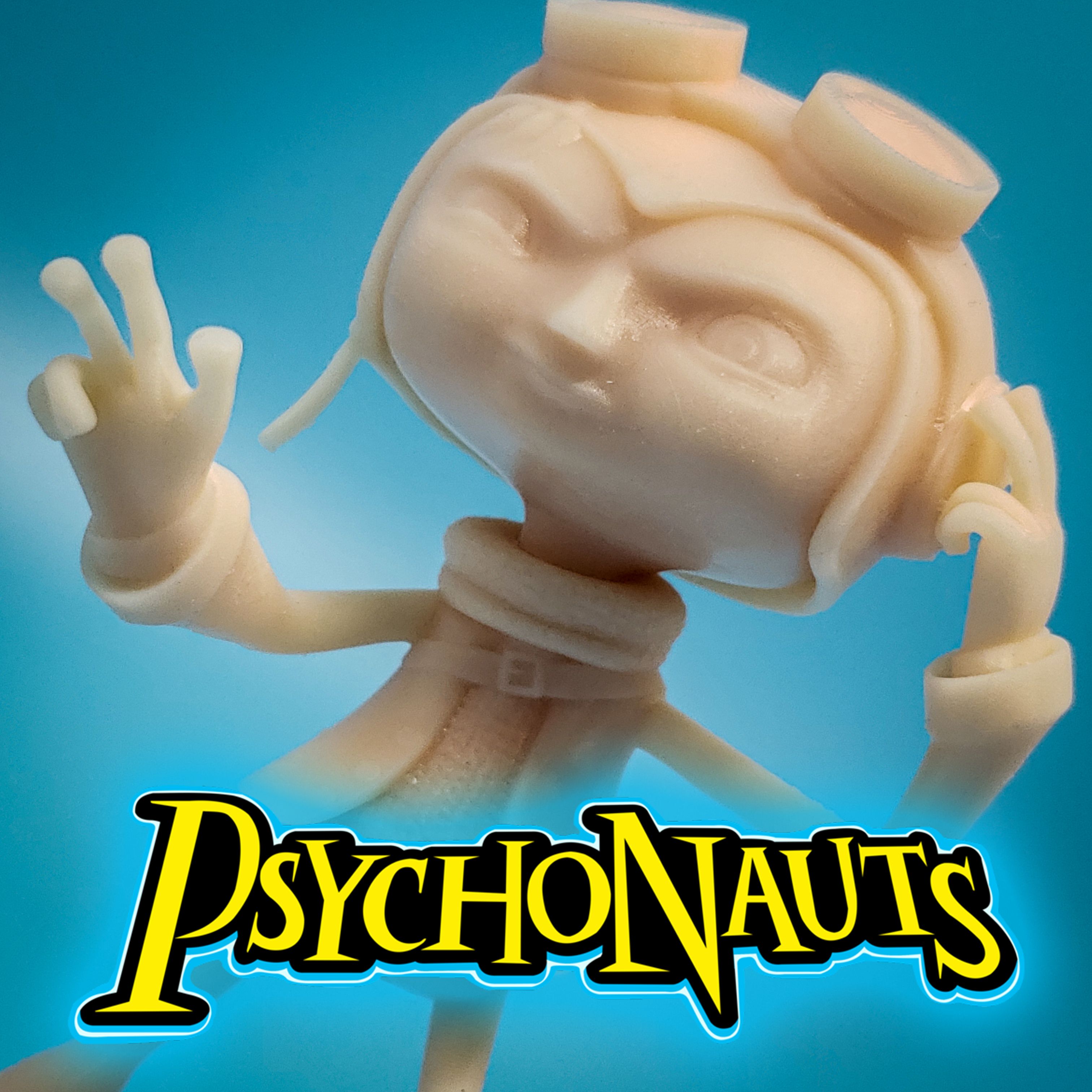 1.jpg STL file Razputin "Raz" Aquato Psychonauts Video Game Character・3D print design to download, ThatJoshGuy