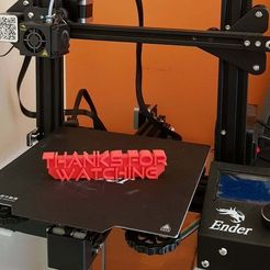 eddd.jpg Free STL file thanks for watching (video ending)・3D print design to download