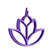 lotus.stl Descargar archivo STL Cortador de arcilla polimérica, sello • Diseño para imprimir en 3D, Sametozkan