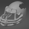 Helmet3d.png Crystal Dragon Football Helmet, Print in Place, Football, Fantasy (WITH COMMERCIAL LICENSE)
