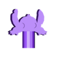 stp4.stl Stitch head pencil decoration tip
