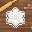 snow3.png Набор формочек для печенья "Снежинка" №95