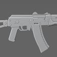 1.jpg Short folding Kalashnikov assault rifle, AKS-74U