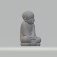 8.png Little Monk 3D print model