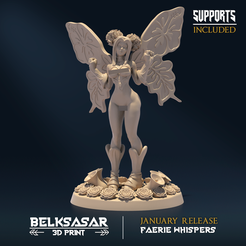 04.png Archivo STL Visage of the Forest Nude・Modelo para descargar e imprimir en 3D