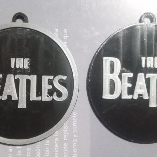 The Beatles keychain 3D model