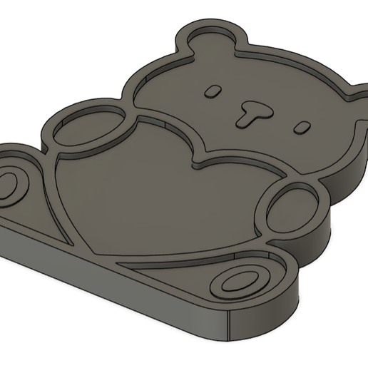 Heart Bear 3D model